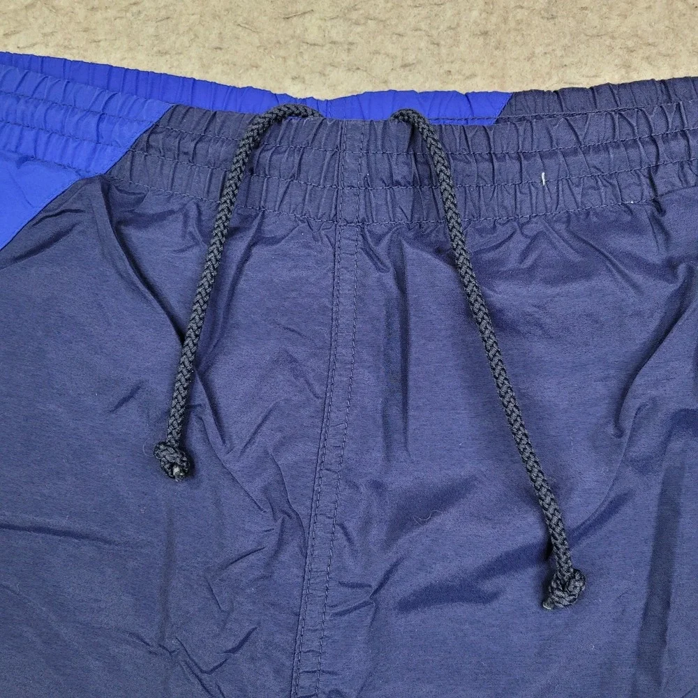 Vintage Chaps Ralph Lauren Swimming Trunks Mens M Blue Yellow Lined Drawstring‎